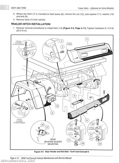 club car carryall parts diagram 